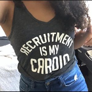 Panhellenic Recruitment is my cardio tank